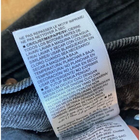 Old Navy High Rise O.G. Straight Jeans Size 14 Women’s Black - Picture 5 of 9